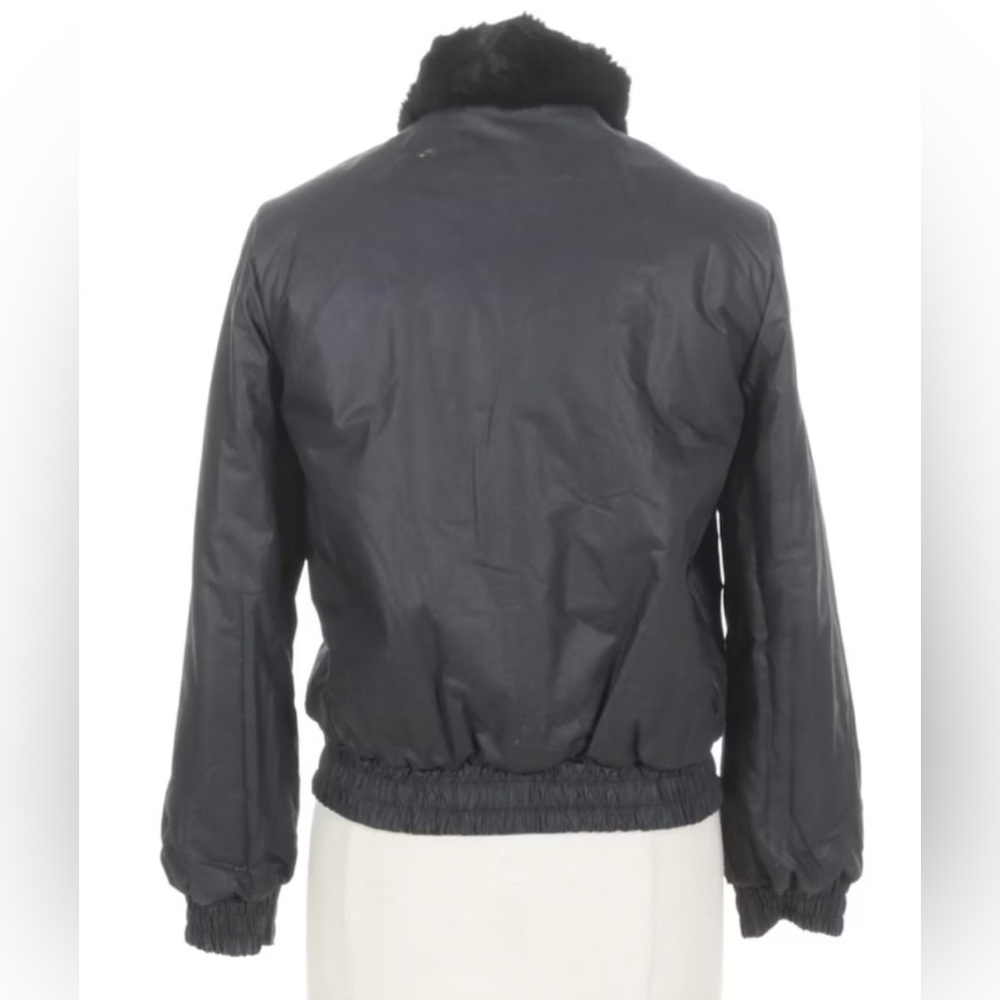 100% rabbit fur reversible bomber jacket. Great condition, vintage*black - Picture 6 of 12